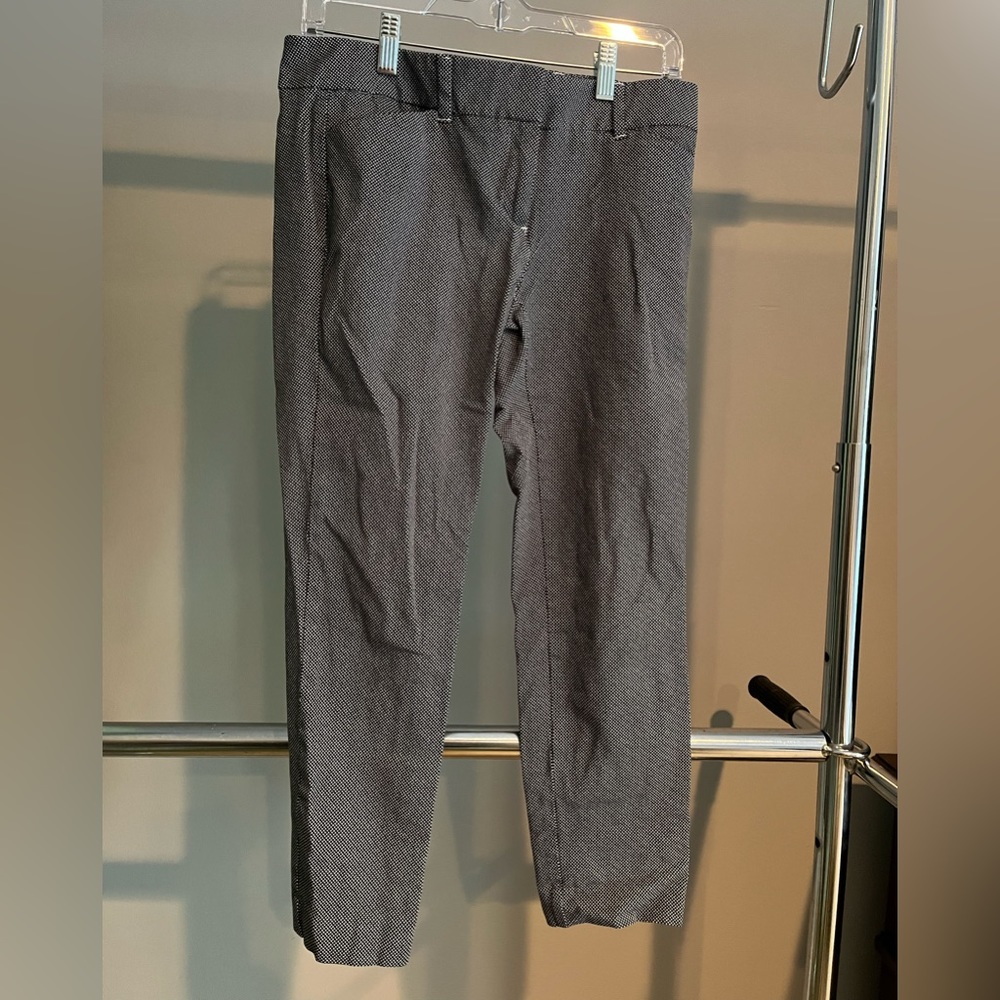 Cute black and white Capri pants.  New York & Company